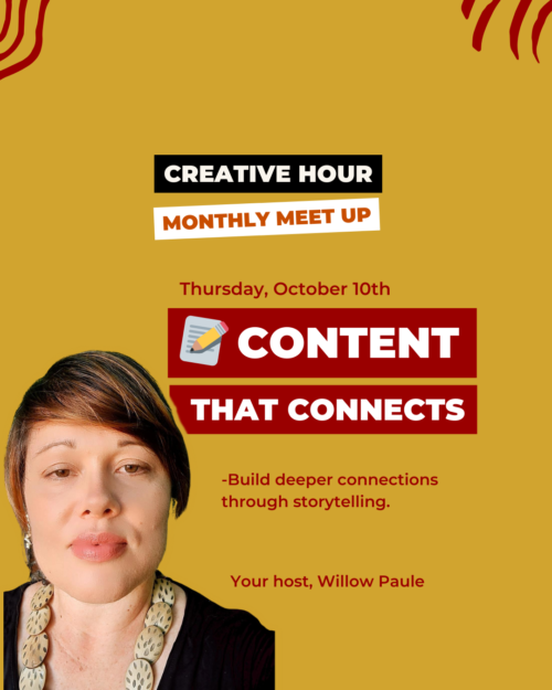 October's meet up is Content That Connects